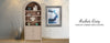 Display Cabinet With Doors Arches Black
