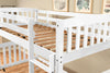 Claire Bunk Bed — Twin / Twin / White
