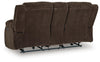 Observation Power Reclining Loveseat with Console - Chocolate