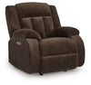 Observation Power Recliner - Chocolate