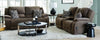 Power Reclining Sofa Power Hdrst/ Lmbr Sunland Cinnamon