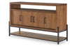Midland Sliding Door Buffet — Warm Amber