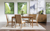 Midland 40.5-inch Rectangular Dining Table — Warm Amber
