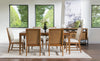 Midland 40.5-inch Rectangular Dining Table — Warm Amber