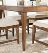 Midland 40.5-inch Rectangular Dining Table — Warm Amber