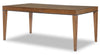 Midland 40.5-inch Rectangular Dining Table — Warm Amber