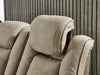 Next-Gen Durapella Power Reclining Loveseat with Console - Sand