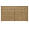 Arini 3-piece Queen Bedroom Set Sand Wash and Natural Cane — product view 6