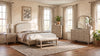 Lucaire Eastern King Upholstered Panel Bed Sandstone — product view 12
