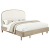 Lucaire Queen Upholstered Panel Bed Sandstone — product view 3