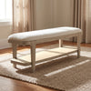 Lucaire Upholstered Bedroom Bench Sandstone — product view 2