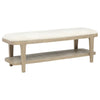 Lucaire Upholstered Bedroom Bench Sandstone — product view 1