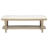 Lucaire Upholstered Bedroom Bench Sandstone — product view 3