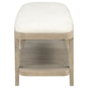 Lucaire Upholstered Bedroom Bench Sandstone — product view 5