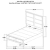 Farre Queen Upholstered Storage Platform Bed Dark Brown — product view 11