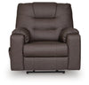 Belmone Pike Power Lift Recliner - Gunmetal