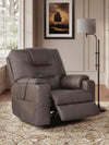Belmone Pike Power Lift Recliner - Gunmetal