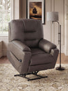 Belmone Pike Power Lift Recliner - Gunmetal