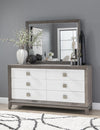 Terra Luna 68.25-inch Dresser — White Cloud & Nightfall