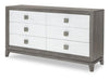 Terra Luna 68.25-inch Dresser — White Cloud & Nightfall