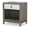 Terra Luna Open Nightstand — White Cloud & Nightfall