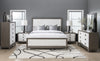Terra Luna Panel Bed — California King / White Cloud & Nightfall