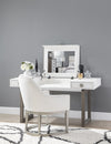 Terra Luna 60-inch Desk Vanity — White Cloud & Nightfall
