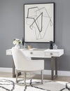 Terra Luna 60-inch Desk Vanity — White Cloud & Nightfall