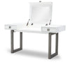 Terra Luna 60-inch Desk Vanity — White Cloud & Nightfall