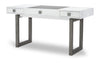 Terra Luna 60-inch Desk Vanity — White Cloud & Nightfall