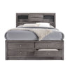 Emily - Storage Bed - Weathered Gray