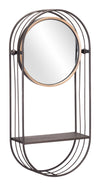 Saroni - Mirror Shelf - Gray
