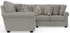 Livingston - Sectional With Comfort Coil Seating And Accent Pillows Included