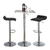 Bistro - Square Ale 3 Piece Bar Set - Chrome Metal