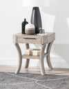 Halifax End Table — Flax and Java