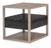 Halifax End Table — Flax and Java