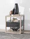 Halifax End Table — Flax and Java