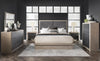Halifax Upholstered Bed — Queen / Flax and Java