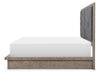 Halifax Upholstered Bed — California King / Flax and Java