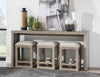 Halifax Sofa Console Table — Flax and Java
