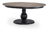 Halifax 60-inch Round Table — Flax and Java