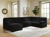 SimpleJoy 3-Piece Sectional with Chaise - Onyx (24204S1)