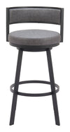 Gimsby - Swivel Barstool - Gray