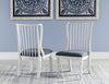 Cottage Park Slat Back Side Chair — Set of 2 — Aged White