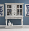 Cottage Park Credenza Hutch — Aged White