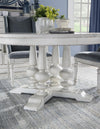 Cottage Park 54-inch Round Table — Aged White