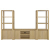 Laurelton - 3 Piece Entertainment Center TV Stand - Light Oak