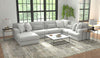 Logan - Upholstered Sectional With Comfort Coil Seating And Accent Pillows Included
