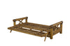 Ponderosa Studio Sleeper — Full / Rustic Pine / Frame only