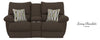 Power Recliner Lay Flat Lenny Chocolate
